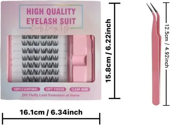 MeoMagic Zubehör Wimpernverlängerungen 10 Reihen 20-188