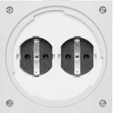 ABL Schuko-Steckdose 2-fach Grau