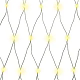 Gartenpirat Lichterkettennetz LED 2 m warmweiß