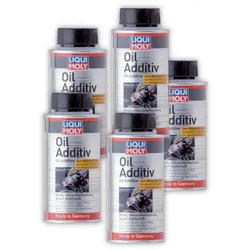 5x 125ml LIQUI MOLY 1011 Additiv Motoröl-Zusatz MoS2 Verschleißschutz Öl Additiv
