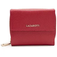 lazarotti Bologna Leather Geldbörse Damen Portemonnaie rot