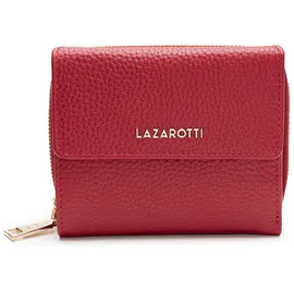 lazarotti Bologna Leather Geldbörse Damen Portemonnaie rot