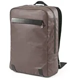 CABBEL Rucksack Rucksack 23L Laptop 17 Zoll wasserdicht Baumwolle nachhaltig robust (Rucksack, 1-tlg., Einzelartikel), Grau, 85% recycelt, 0,885 kg leicht, 29x43x14 cm, 23L Volumen grau
