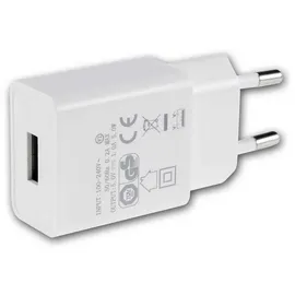ChiliTec Stecker-Netzteil mit USB "CTN-0510" Ein 110-240V~, Aus 5V=, 1A, 5W weiß