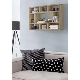 Wohnling Wandregal 75 x 51 x 16 cm Sonoma Eiche