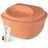 ROMERTOPF Römertopf Multibräter quadratisch aus Naturton, 2 Liter, ca. 23 x 23 x 16,5 cm, Keramikbräter für 4 Personen, fettfrei garen im Ofen, für Aufläufe, Brot und Braten