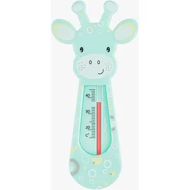 Babyono Badethermometer für Kinder, Giraffe, Türkis