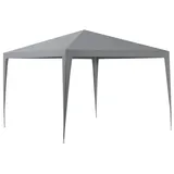 casa.pro Pavillon Wedau 300x300x255 cm Dunkelgrau