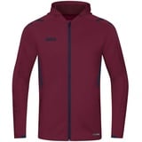 Trainingsjacke mit Kapuze maroon/marine XL