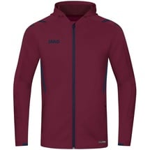 Jako Challenge Trainingsjacke mit Kapuze maroon/marine XL