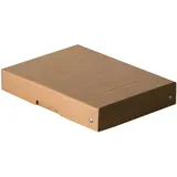 Falken Pure Box Nature DIN A5, Füllhöhe 40 mm braun, 18 x 25 x 4 cm