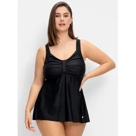 sheego Bikini-Top Damen Schwarz 44 Cup E