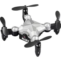 Reely Suitcase mini drone Quadrocopter RtF Einsteiger, Kameraflug Silber-Schwarz