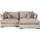 Home Affaire Ecksofa Casa XXL L-Form Polyester 4-Sitzer Braun