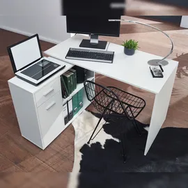 KADIMA DESIGN Eckschreibtisch Weiß