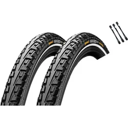 2x Continental Reifen Ride Tour Schwarz Reflex 28 x 1.60 (42-622) Reifenheber EINHEITSFARBE No Size