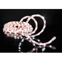 Spetebo LED Lichtschlauch Zuckerstange 6m - Lichterschlauch kaltweiß Außen