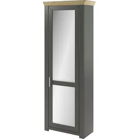 Set One by Musterring Kleiderschrank "GA-12", grau (grau anthrazit, eiche artisan), B:74,5cm H:206,6cm T:42,2cm, Spanplatte, SET ONE BY MUSTERRING, Schränke, Kleiderschrank, Breite 74,5 cm