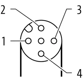 Murrelektronik M12 Buchse gewinkelt 7000-12421-6340500