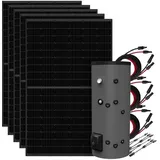 Offgridtec 2,25 kWp Full Black Solaranlage 2250 W inkl. 200L Fothermo Boiler