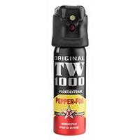 TW1000 Abwehrspray Pfefferspray mit LED zielgenauer Strahl, 63 ml
