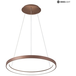 Deko-Light LED Pendelleuchte MEROPE, 40cm, 30W, 3000/4000K, IP20, Kaffee D-342192