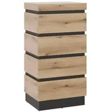 Meble Wojcik CORTE 60 x 117 cm Grau / Braun