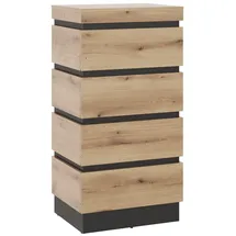 Meble Wojcik CORTE 60 x 117 cm Grau / Braun