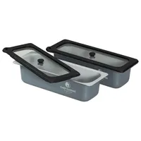 CHEF CUISINE Frischhaltedose rechteckig 2er Set