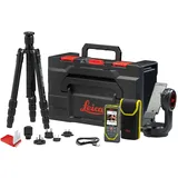 Leica DISTO X6-P2P Paket – Ultimatives Laser Entfernungsmesser Set mit Leica DST 360-X Adapter, TRI 120 Stativ und GZM 3 Zieltafel im Koffer (Innen- und Außenbereich)