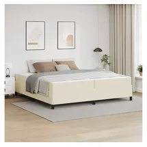 vidaXL Bettrahmen 200 x 200 cm Creme