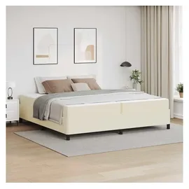 vidaXL Bettrahmen 200 x 200 cm Creme