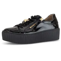Gabor Sneaker Low Damen Schwarz/Gold 39