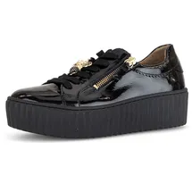 Gabor Sneaker Low Damen Schwarz/Gold 39