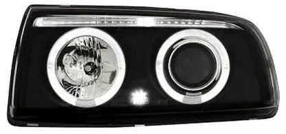 Kristall-Scheinwerfer VW VENTO (91-98) - schwarz