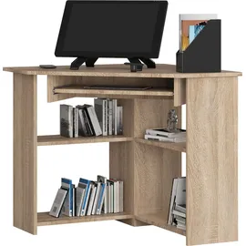 akord furniture factory AKORD TED in der Farbe Sonoma-Eiche und 5 Ablagen B80 x H74 x T80 cm - Hellbraun