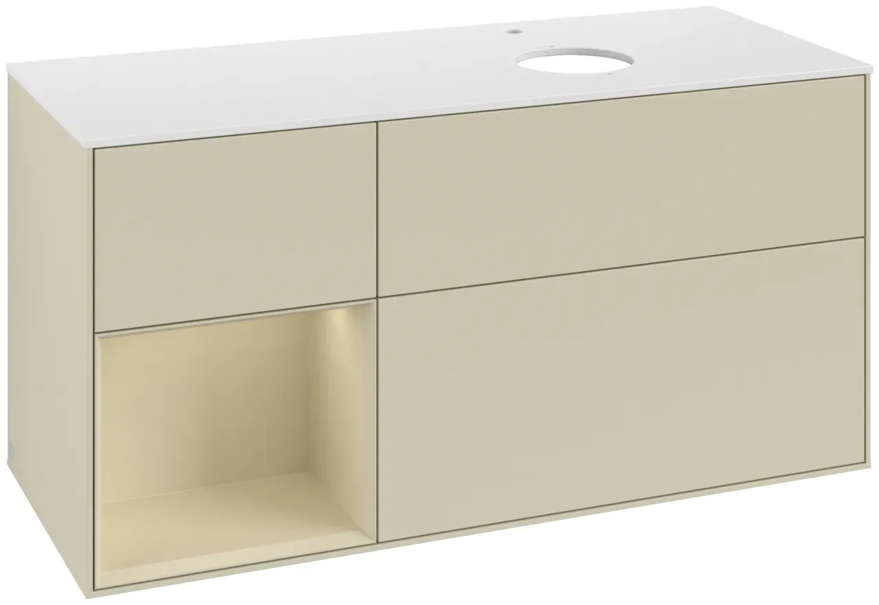 Villeroy & Boch Waschbeckenunterschrank Finion F80 1200x603x501mm m Bel FK/RE/AP: HJ/HJ/1 F801HJHJ