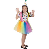 Funidelia | Clown Kostüm für Mädchen Clowns, Zirkus, Lustige & Ausgefallene - Kostüm für Kinder & Verkleidung für Partys, Karneval & Halloween - Größe 10-12 Jahre - Rot
