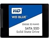 WD Blue SATA SSD 250 GB, 2,5 Zoll (interne SSD, hohe Zuverlässigkeit, Lesevorgänge bis zu 550 MB/s, Schreibvorgänge bis zu 525 MB/s, stoßsicher und WD F.I.T. Lab-zertifiziert)