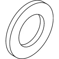 Industrial Quality Supplies DIN 433 Scheibe für Zylinderschrauben, ST