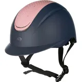 HKM Kinder Sydney Reithelm, Dunkelblau/Rosa, 52-54 cm