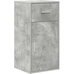 vidaXL Grauer Stauraum Schrank Beton Grau Holzwerkstoff, Betonfurnier