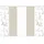 HOME WOHNIDEEN Schiebegardine HOME WOHNIDEEN "5er SET" Gr. 1, beige (sand), B:60cm H:245cm, Polyester, Gardinen, Schiebevorhang Digidruck 5er Set AYLA