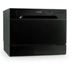 Klarstein Havasia UV 8 Geschirrspüler UV-Licht freistehend / Einbau 1620W Schwarz