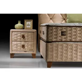 Bambi Freshcell Prime Boxspringbett-Set H3 Nanotechnologie Wendematratze – 140 / 200 - Beige