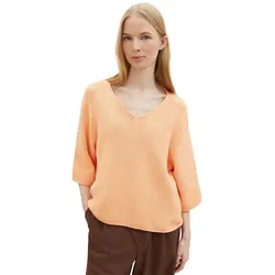 V-Ausschnitt-Pullover, mit Drop-Shoulder, Gr. S (36), light coral, , 10282304-S