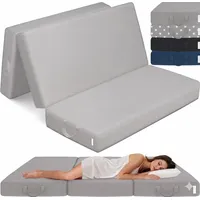 eloneo Gästematratze 120 x 195 x 15 cm weich Polyester