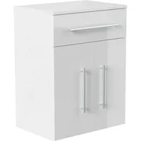 Posseik Bad-Hängeschrank LEVANA XL weiß glanz 53,0 x 36,6