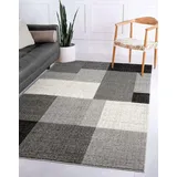 the carpet Teppich »Pearl«, rechteckig, 11 mm Höhe, moderner dichter Wohnzimmer Teppich Konturenschnitt, grau 160 cm