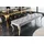 Riess-Ambiente Sitzbank MODERN BAROCK Schwarz 175 x 40 x 48 cm